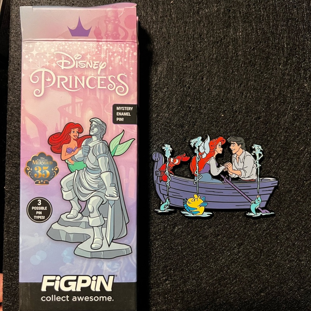 Figpin RARE Ariel and Eric Enamel pin